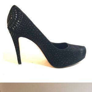 BCBG Next Generation Black Studded Heels